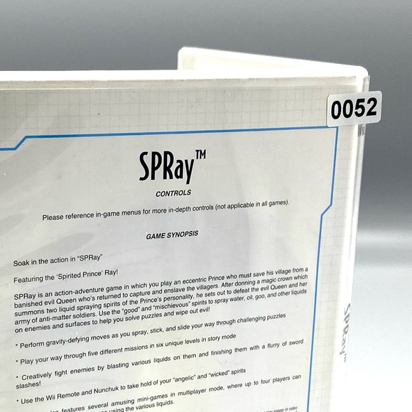 NINTENDO WII SPRAY Video Game Disc Everyone Tecmo - Picture 6 of 6